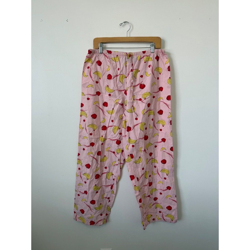 Vintage Y2K‎ Roundy Bay Apples & Bananas Pajama Pants – Size XL – GUC